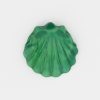 PERLA IN VETRO A LUME - FORMA CONCHIGLIA - MONOCOLORE - FINITURA SATINATA