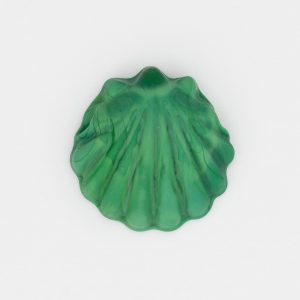 LAMP GLASS BEADS - SHELL SHAPE - SINGLE COLOR - MATT FINISH