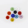 LAMP GLASS BEADS - TIRE SHAPED - MATT FINISH