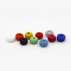 LAMP GLASS BEADS - TIRE SHAPED - MATT FINISH